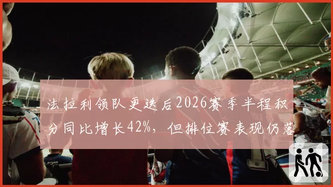 法拉利领队更迭后2026赛季半程积分同比增长42%，但排位赛表现仍落后红牛